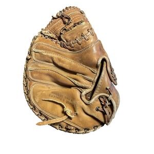 Vintage Geo A Reach Co. Baseball Glove Catchers Pro Line Jim Hegan NC